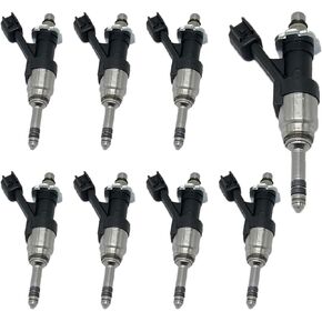 Fuel Injectors 12668390 Compatible with Tahoe Suburban Cheyenne GMC Sierra 2013-2018 Silverado 1500 2500 Yukon 2014-2018 4.3L V6 5.3L V8 Replace 12668390 FJ1217 Set of 8