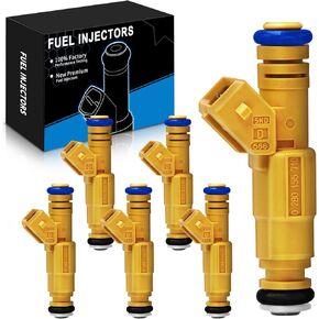 Fuel Injectors 0280155710 4 Holes Fits For 1989-1998 For:-JEEP Cherokee 1987-1992 For:-JEEP Comanche 1991-1998 For:-JEEP Wrangler 1993-1998 Grand Cherokee Replace# 0280155700 (6pcs)