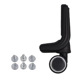 SHOWKOO Luggage Suitcase Replacement Wheels Rubber Swivel Caster Wheels Bearings Repair Accessories Right rear (013)