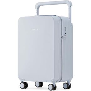 TUPLUS Suitcase Lightweight Luggage Wide Handle Carry On Luggage Hard Shell Suitcase with 4 Spinner Wheels Travel Case, Impression Plus Series