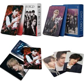 Baosai 2 Pack/110PCS EN Lomo Card Photocards New Album Card for Fan Collect(Grey)