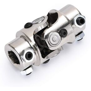 3/4 DD x 3/4 DD Nickel Plating Single Steering Shaft Universal U Joint 35° Degree Maximum Working Angle