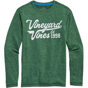 vineyard vines Boys' Football Long-Sleeve Harbor Tee