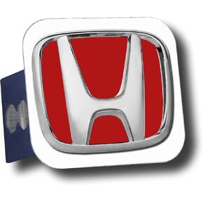 Au-TOMOTIVE GOLD Logo Tow Trailer Hitch Cover Plug Honda Honda (Red)