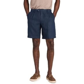 شورت كتان بطيات للرجال من Club Monaco مقاس 9.5 بوصة in Kuwait