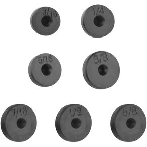7PCS Double Flare Tool Adapters Set,Brake Line Flaring Tool to Connect 3/16'' 1/4'' 5/16'' 3/8'' 7/16'' 1/2'' 5/8'' Brake Circuits,Universal Flare Tool Car Accessories for Car Truck SUV