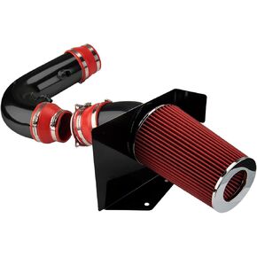 Cold Air Intake Kit with Filter Heat Shield for F150 1997-2003, Expedition 1997-2003, Navigator 1998-1999, F250 1997-1999 (Red)