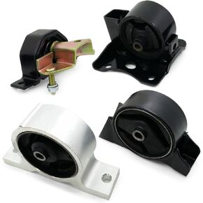 PartsFlow Engine & Transmission Motor Mounts 4pcs for 2000 2001 2002 2003 2004 2005 2006 Nissan Sentra 1.8L A7314 A4301 A7315 A4305