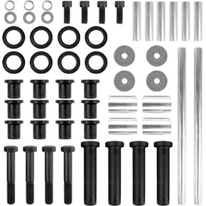 Rear Left & Right A-Arm Bushing Shafts Blots Kit Compatible with Polaris Sportsman 400 450 600 700 2003-2007 Sportsman 500 800 2003-2010 OEM# 5020826 5434548 5434551 5133806 5434550