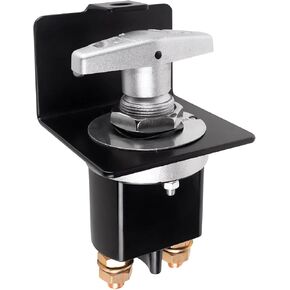 Battery Disconnect Switch, 12V-36V Battery Disconnect Switch with Lock-Out Plate, 500A High Current Battery Disconnect Switch Replace 20247 for Car Truck RV Boat Yacht