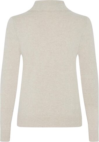 Women's 100% Cashmere Turtleneck Sweater, Classic Fit, Premium Knit Jumper for Autumn, Winter and Spring in Kuwait