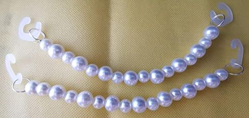Flower Shoe Charms, Pearl Charms Chains for Girls Women in Saudi Arabia
