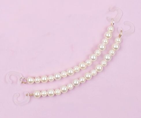 Flower Shoe Charms, Pearl Charms Chains for Girls Women in Saudi Arabia