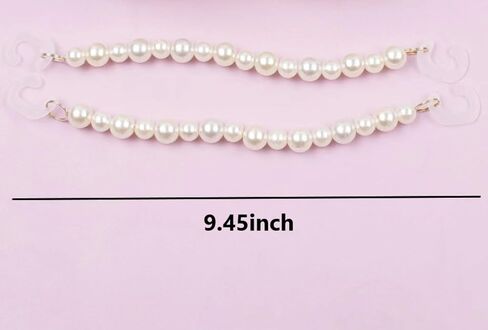 Flower Shoe Charms, Pearl Charms Chains for Girls Women in Saudi Arabia