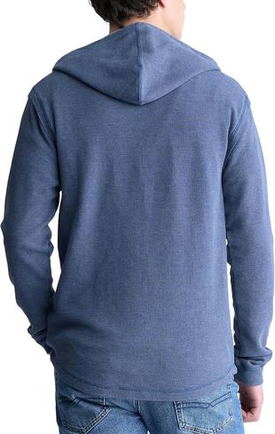 Buffalo David Bitton Men's Long Sleeve Waffle Hoodie in Kuwait