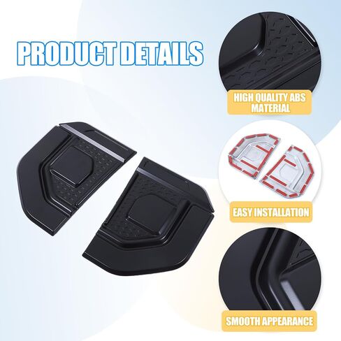 Car Fender Air Vent Trim Sticker Compatible with Toyota Land Cruiser Prado 250 J250 LC250 /Le-x-us 2024 2025,Car Side Vent Cover Hood Intake Bezel Trim,Side Scoop Hood Sticker Car Exterior Accessories in Kuwait
