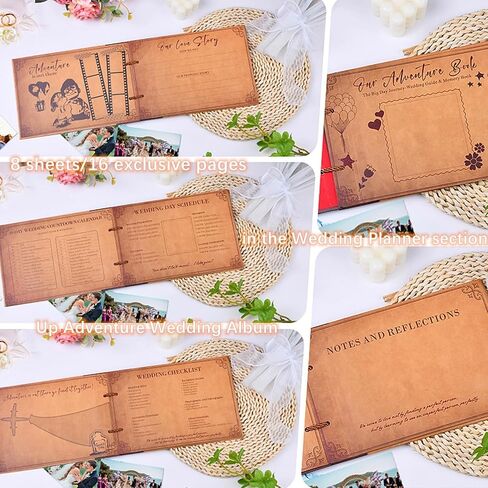 Adventure Book 148-Page DIY Handmade Scrapbook with Retro-Style Embossed Letter Cover - Perfect Travel Diary & Memory Album for Couples,Inspired by The 'Up' Saga,Valentine's Day Gift(Ball) in Saudi Arabia
