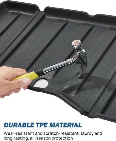JOYTUTUS Sub Trunk Mat Compatible with Cybertruck 2024 2023 TPE Trunk Lower Bed Storage Mat All Weather Rear Lower Cargo Liner Cybertruck Accessories in Saudi Arabia