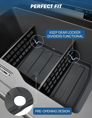 JOYTUTUS Sub Trunk Mat Compatible with Cybertruck 2024 2023 TPE Trunk Lower Bed Storage Mat All Weather Rear Lower Cargo Liner Cybertruck Accessories in Saudi Arabia