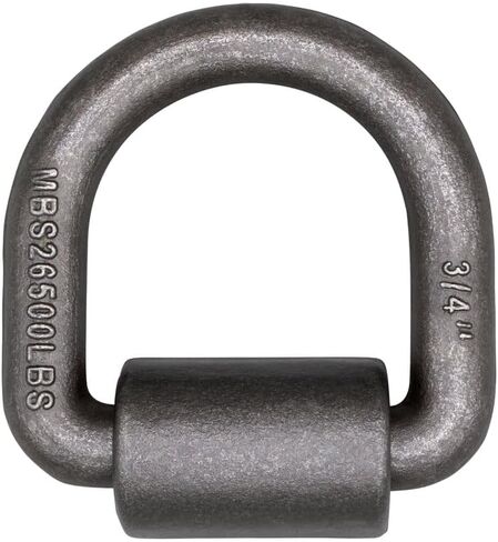 Mytee Products (12 Pack) 3/4" Heavy Duty Weld-On Forged D Ring 26,500Lbs in Saudi Arabia