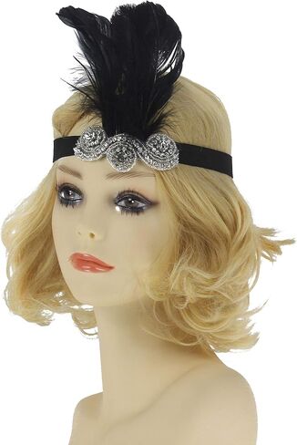 20s Flapper Gatsby Sequin Beaded Evening Cocktail Dress with Accessories Set in Saudi Arabia