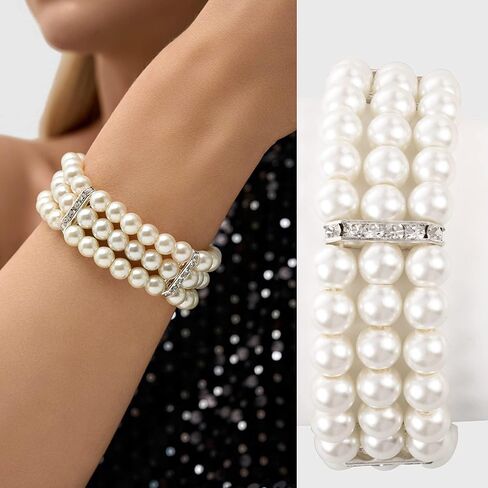 UTOWO 1920s Flapper Accessories Set Party Costume for Women 20s Headpiece Pearl Necklace Gloves Halloween Party in Saudi Arabia