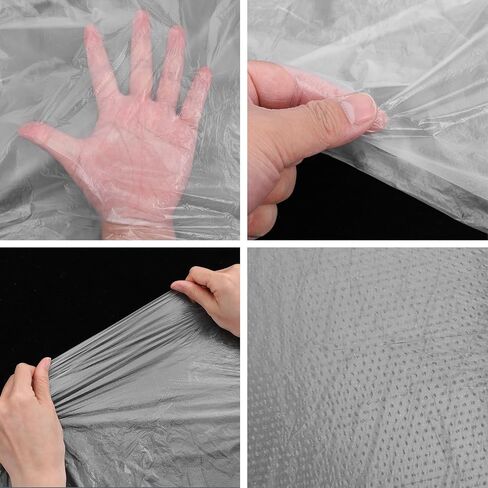DIVINA VITAE 100Pcs Ultra-Thick Disposable Car Seat Covers Waterproof Plastic Seat Covers Universal Seat Covers for Airplane Cars Trucks Buses Seats in Saudi Arabia