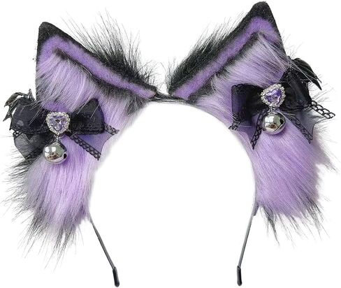 Cat Cosplay Ears Cat Ears Headbands Clips Accessories Punk Gothic Cross NEW01-ALL in Saudi Arabia