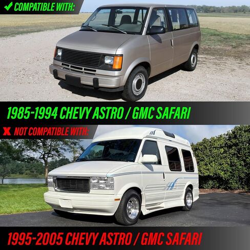USR 85-94 Astro Van Corner Light - زوج مصابيح زاوية شفافة (يسار + يمين) - متوافق مع 1985-1994 شيفروليه تشيفي أستروفان/جي إم سي سفاري فان جميع الموديلات/الزخارف (أضواء الزاوية الواضحة) in Saudi Arabia