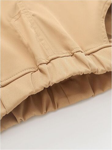 WDIRARA Boy's Elastic Waist Straight Leg Pants Casual Pull on Trousers with Pockets in Saudi Arabia