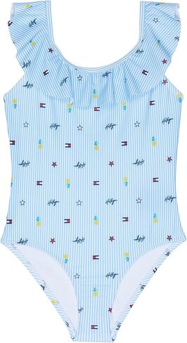 Tommy Hilfiger Girls' One-Piece and Bikini Swimsuits with UPF 50+ Sun Protection, Quick Drying Bathing Suit in Saudi Arabia