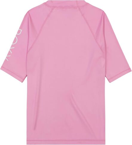 قميص Roxy للفتيات بأكمام قصيرة وقلب كامل من Rashguard مع حماية من أشعة الشمس بعامل حماية من أشعة الشمس 50+ in Kuwait