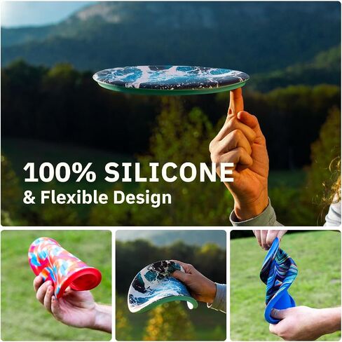 Waboba Wingman Pro - Foldable Silicone Flying Disc - Fly Straight and Far - Perfect for Kids and Adults – Tundra in Saudi Arabia