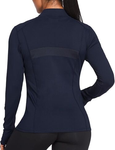 PINSPARK Women's Track Jackets Breathable Running Jacket Zip Up Sportswear Slim Fit Workout Tops in Saudi Arabia
