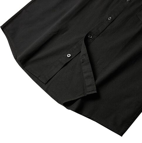 قميص MCULIVOD رجالي من القطن بدون أكمام من قماش الدنيم سترة لراكبي الدراجات النارية بأزرار سفلية مع قمصان وجيب أمامي in Kuwait