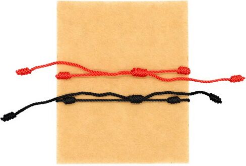 Evil Eye 7 Knot Lucky Bracelets Adjustable Red String Amulet for Women Men in Kuwait