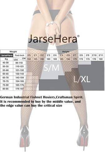 JarseHera 2-3 Pair Fishnet Thigh high Stockings for Women Silicone Lace Top Stay Up Tights Hold Up Pantyhose Nylon Sets in Kuwait