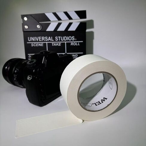 Weltroice Gaffer Tape Mix Colors, Heavy Duty Gaffers Tape, Matte Non-Reflective Pro Gаff Tape, Hand Tear, No Residue, for Cable, Stage, Photography 2 Inch x 30 Yards * Two Black/White Rolls in Saudi Arabia