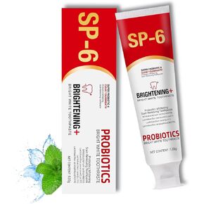 Sp-6 Ultra Whitening Toothpaste for Fresh Breath,Sp-6 Probiotics Bright White Toothpaste, Ultra Whitening Toothpaste Sp-6, Sp 6 Probiotics Whitening Toothpaste,Pasta Dental Sp-6