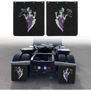 American Eagle Mud Flaps for Semi Trucks PVC Polymer Tractor Trailer Heavy Duty Rubber Mudflaps Splash Guard, 24 x 30Inch, 2PCS in Saudi Arabia