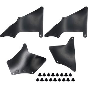 Splash Shield Mudguard with Clip Fender Liner Guard Replacement for 53886-35020 53735-35150 53736-35150 Fit for 2003-2019 Toyota 4Runner FJ Cruiser Lexus GX460 GX470