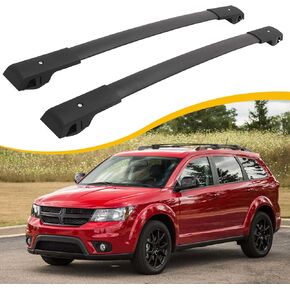 Cross Bars Roof Rack Fit for Dodge JUCV Journey 2009 2010 2011 2012 2013 2014 2015 2016 2017 2018 2019 2020 Luggage Rack Crossbar Cargo Carrier with Side Rails