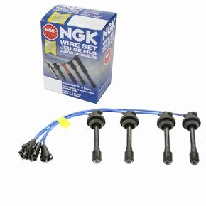 NGK Spark Plug Wire Set compatible with Toyota Corolla 1.8L L4 1998-1999