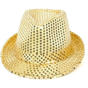 Sequin Fedoras Hats for Kids, Assorted Color, Bulk, Mardi Gras, Gangster Costume in Kuwait