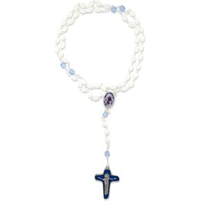 Venerare Catholic Mother Teresa Glass Bead Rosary