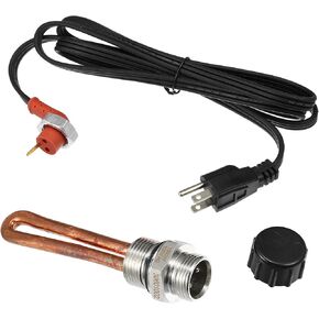 X AUTOHAUX 30601002 Engine Block Heater Assembly 120V 1000 Watts 3C3Z-6A051-AA Heating Unit with Wiring Harness for Ford E-150 E-250 E-350 E-450 F-250 F-350 F-450 F-550 Excursion 2003-2010