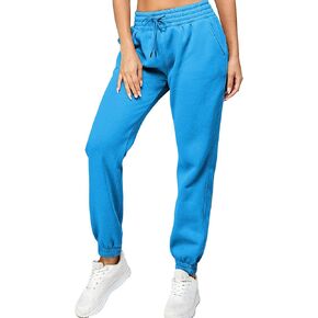 IUUI Sweatpants للنساء عالية مكدسة الخصر الصوف المرأة الركض مع جيوب صالة السراويل لممارسة اليوغا تجريب