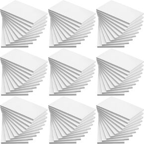 Fainne 3 x 5 Inch Paper Note Pads White Memo Pad Blank Writing Memo Scratch Paper for Waitress Waiter Book to Do Grocery List Small Notebook Restaurant Checkbook, White(180 Pack)