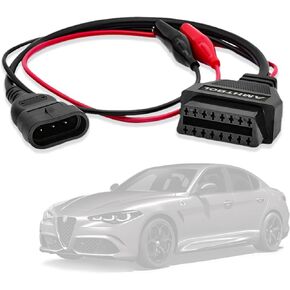 OBD Adapter, Fit for Ford 7 Pin Obd1 to OBD2 16 Pin Connector, Compatible with Ford Vehicle 7 pin Diagnostic Cable, Work with OBDii Scan Tool/Code Reader
