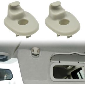 Sun Visor Clips Compatible with 2005-2012 Jeep Liberty and 2008-2012 Dodge Nitro Replacement Retainer Sun Visor Retainer Clip (2PCS)